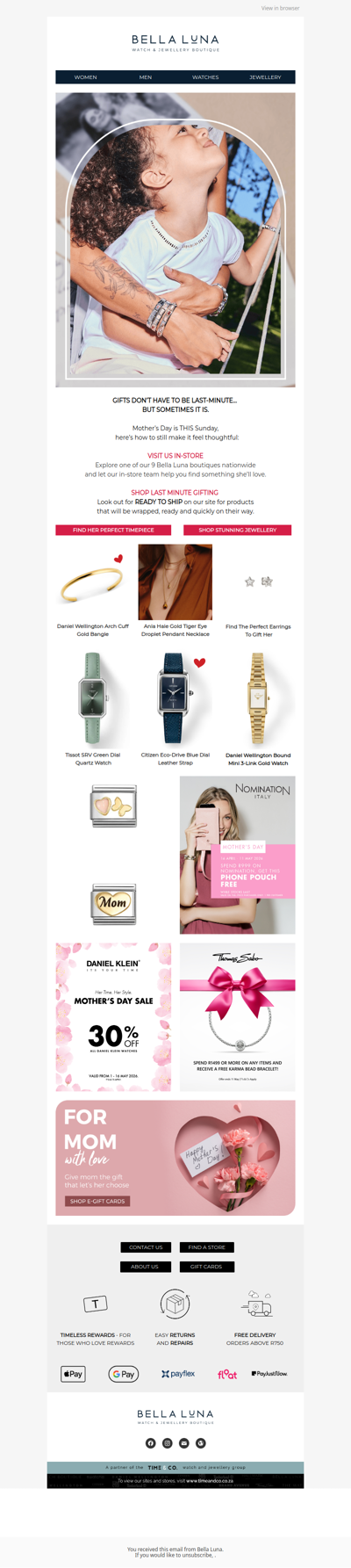 LAST CALL FOR MOTHER’S DAY 💝