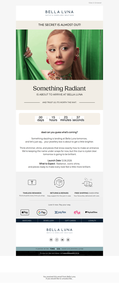 We have a radiant little secret…💎
