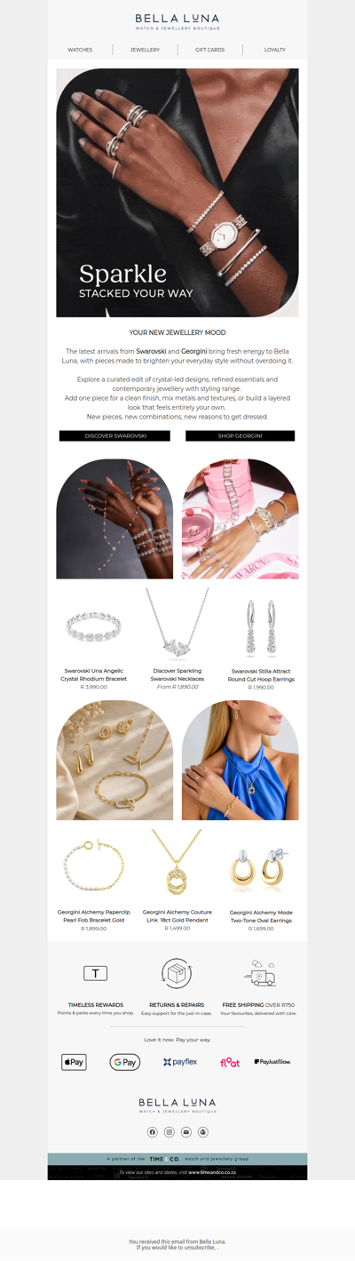 Unbox Elegance: NEW Swarovski & Georgini