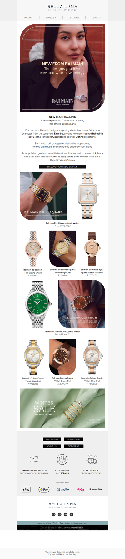 Just In✨ The New Balmain Watch Collection