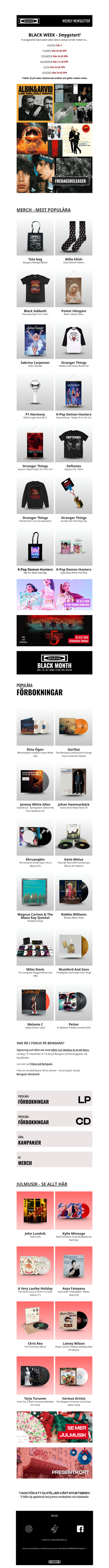 Smygstart av Black Week! Posters 3 för 2, K-pop Köp 2 få 20%, T-shirts Köp 2 få 20%, Strumpor Köp 2 få 20%, Kalendrar Köp 2 få 20%.