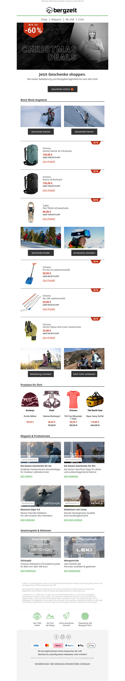 Christmas-Deals! Bis zu -60 % beim Geschenkekauf. 🎁