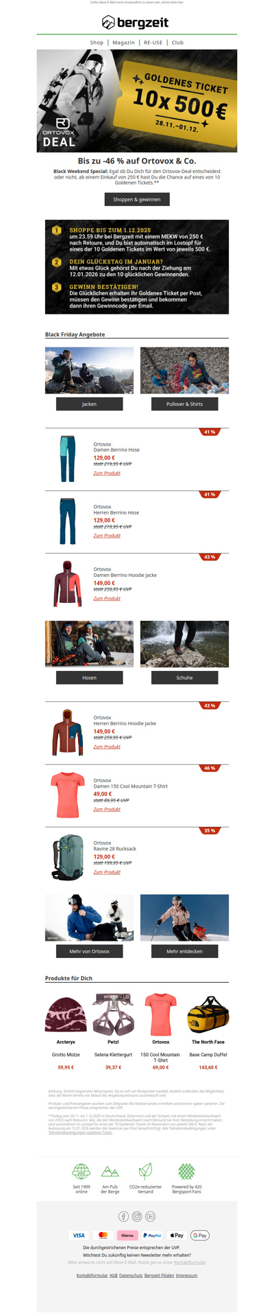 Ortovox Black Friday Alert! 🚨🎫