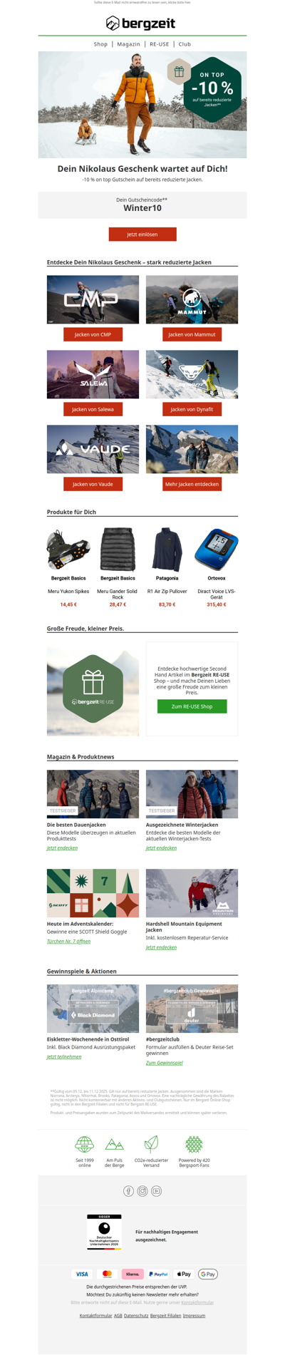 Reminder! Schnell noch 🎅-Geschenk sichern!