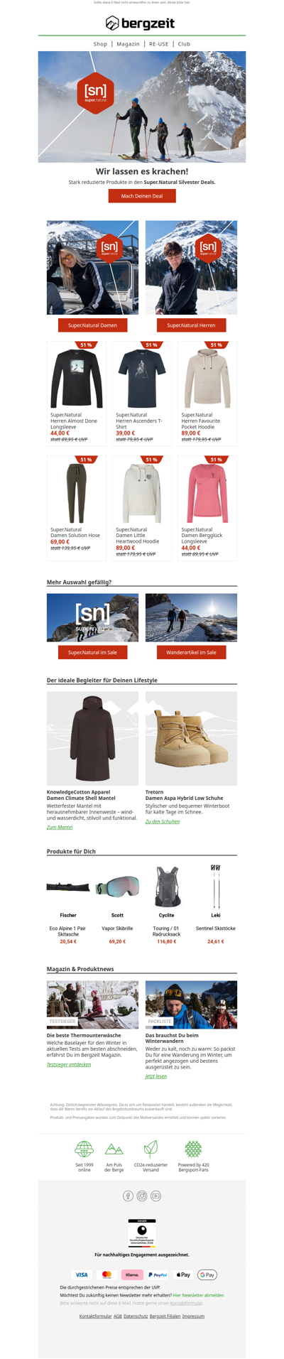 Super.Natural Silvester Deals!  🎆