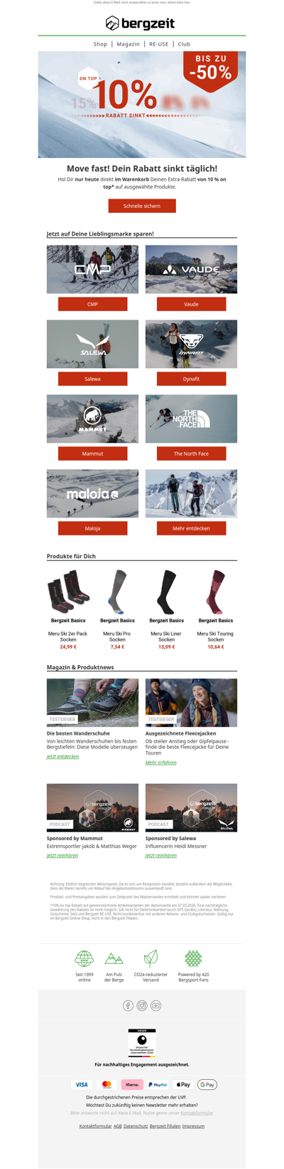 Was? 😱 NUR NOCH 10 % Rabatt?