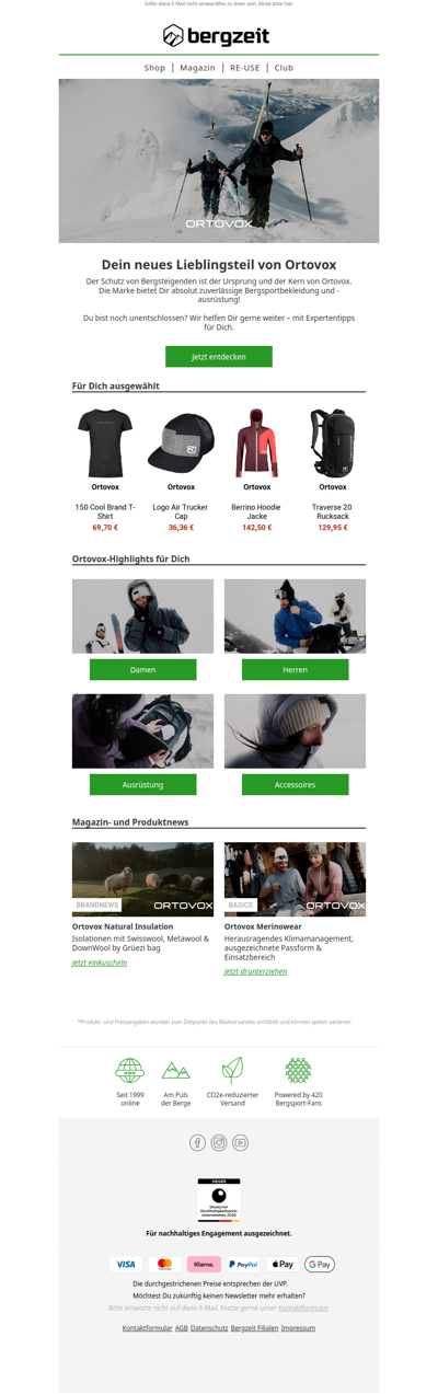 Finde Dein neues Ortovox-Lieblingsteil 🐏