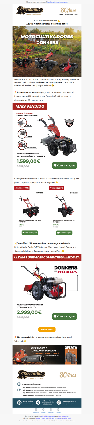 Domine a terra com os Motocultivadores Donker´s!🎁