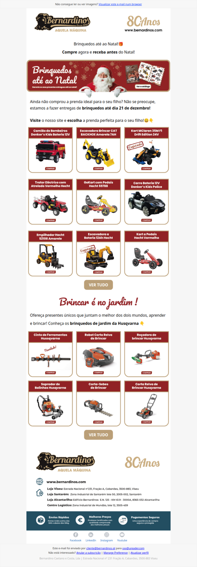 Especial Brinquedos -  Compre e receba antes do Natal!🎁