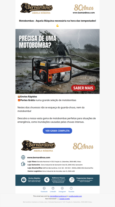 ⛈️Motobombas - Em Stock