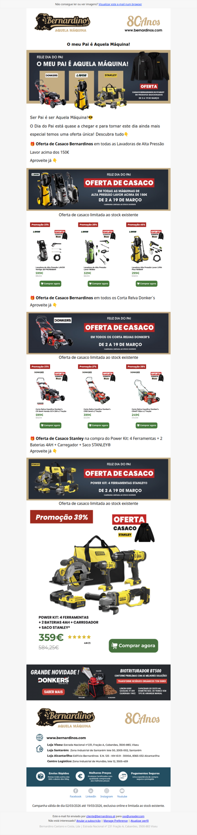 🎁Receba a sua oferta do Dia do Pai!