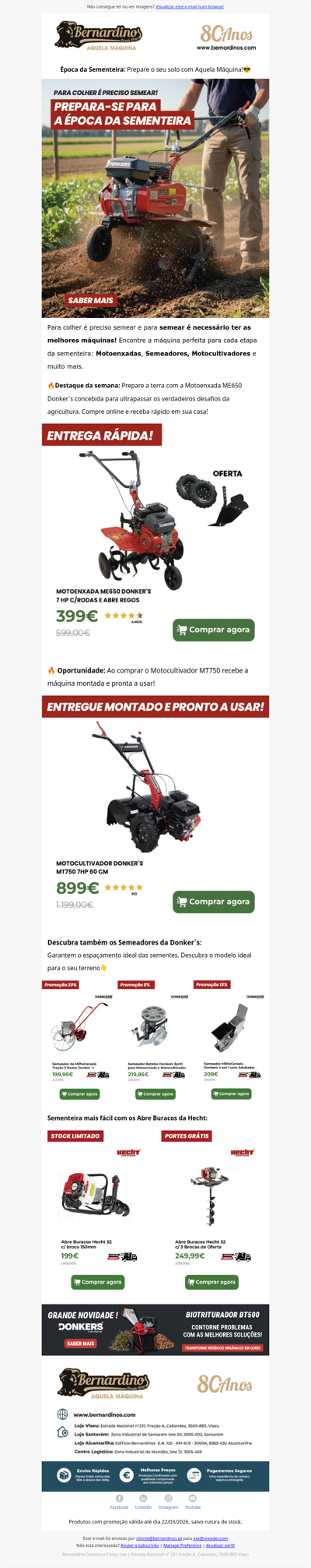 🌱Tudo para a Sementeira🌱