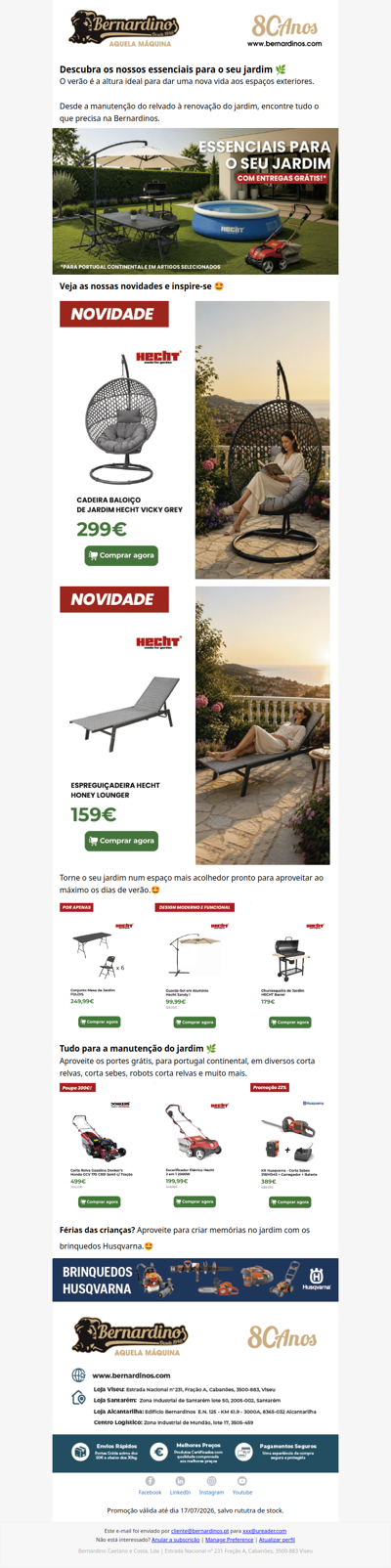 👌Essenciais de jardim ao melhor preço!