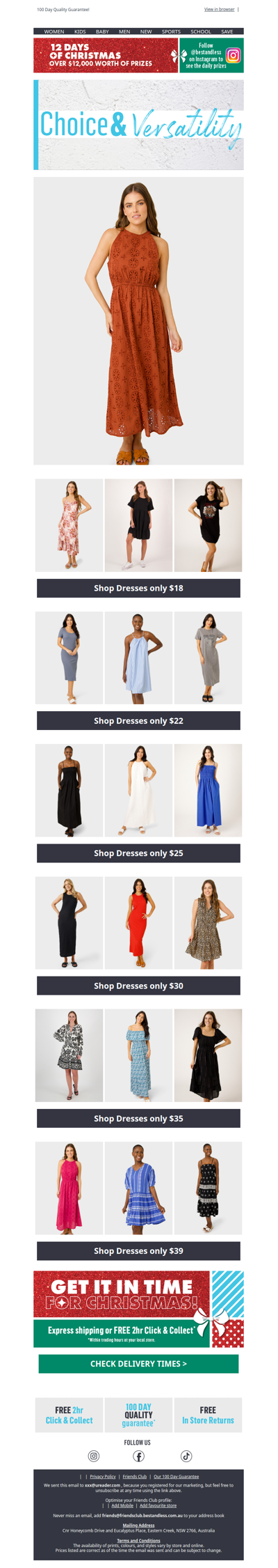 Dresses from only $18? Yes!!