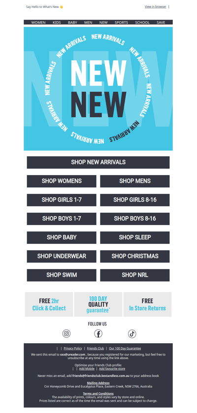 New Arrivals are Calling 📣