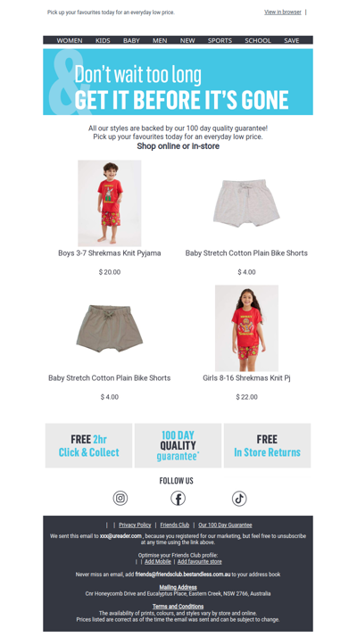 You left something worth wearing behind