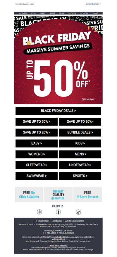 Up to 50% Off! Black Friday Deals.