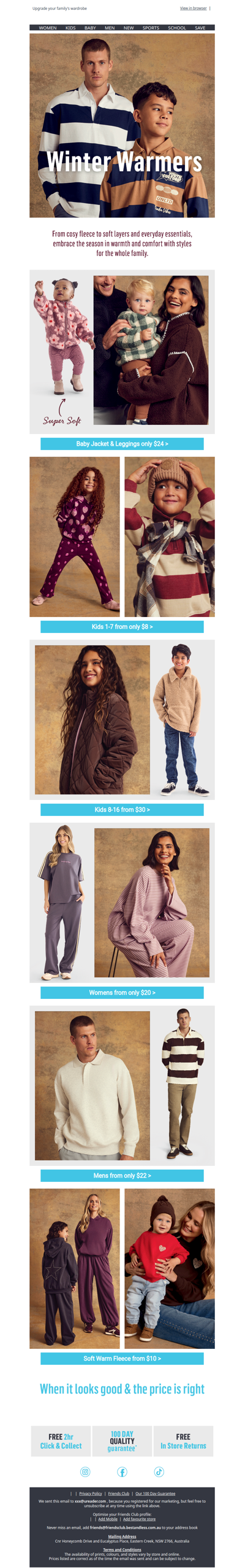 Winter Warmers for the Whole Fam☃️