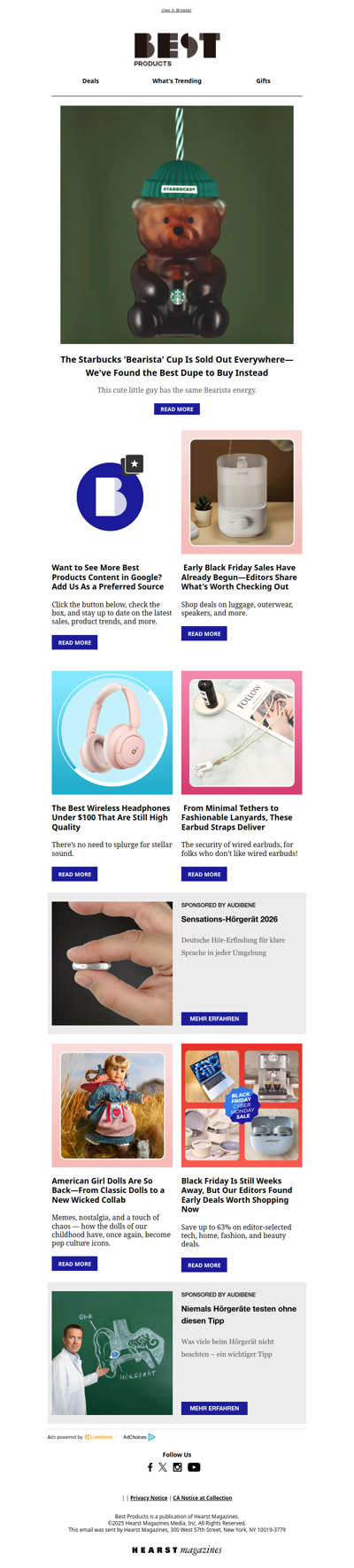 The Starbucks 'Bearista' Cup Is Sold Out Everywhere—We've Found the Best Dupe to Buy Instead