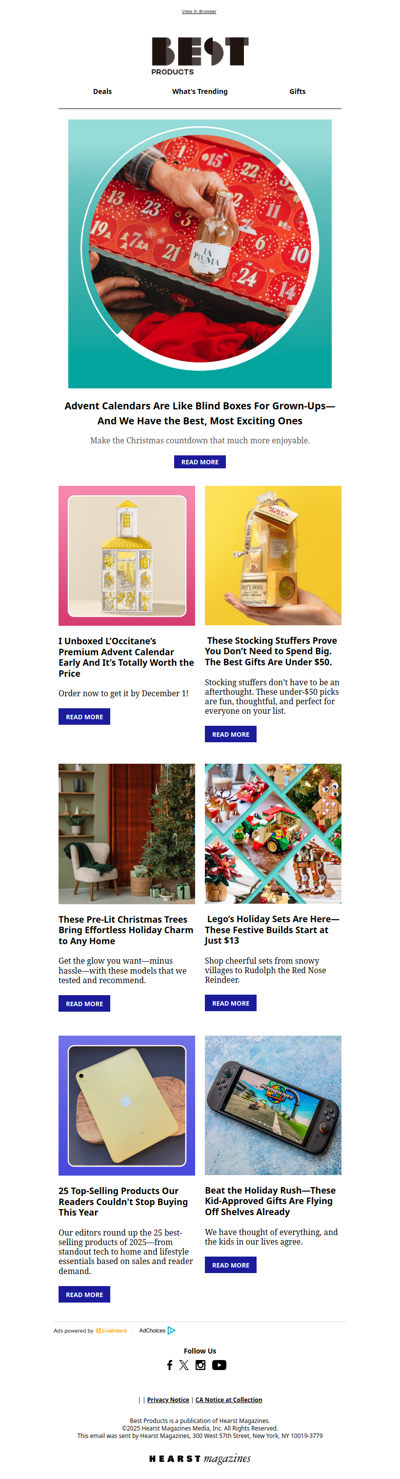 The Best Advent Calendars for Grown-Ups