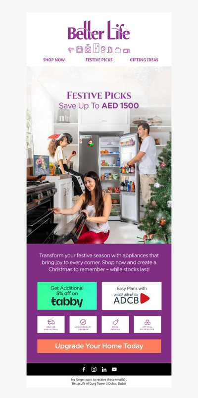 Our Best Festive Picks with Savings up to AED 1,500!