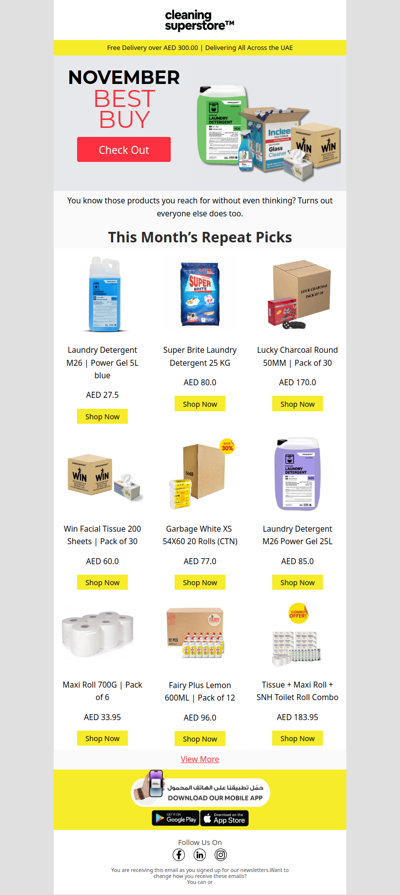 November Best Buy: See What Customers Re-Bought the Most