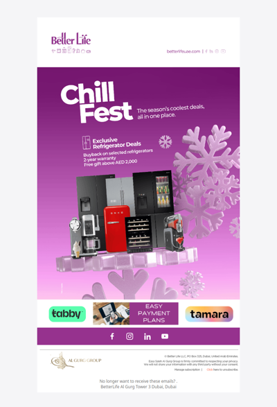 ❄️ Chill Fest is here — free gift above AED 2,000