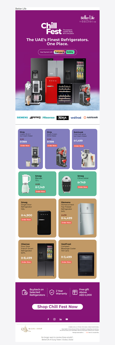Ice cream at home? Frozen drinks on demand! Chill Fest starts NOW.