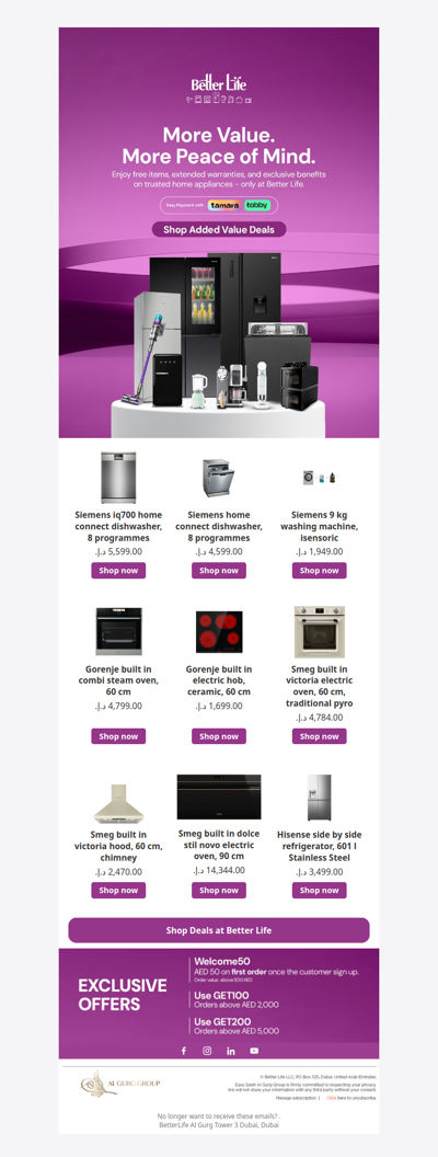 Get Free Gifts or Up to 3‑Year Warranty Today
