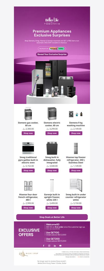 Premium Appliances + Hidden Perks This WEEK