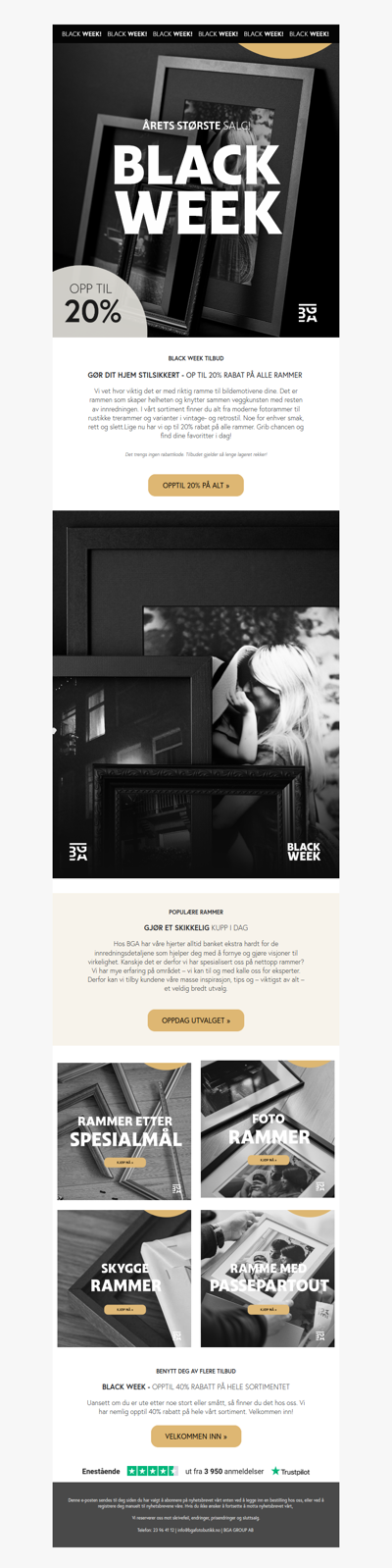 Rammer for enhver stil | Gjør et kupp på Black Week! ✨