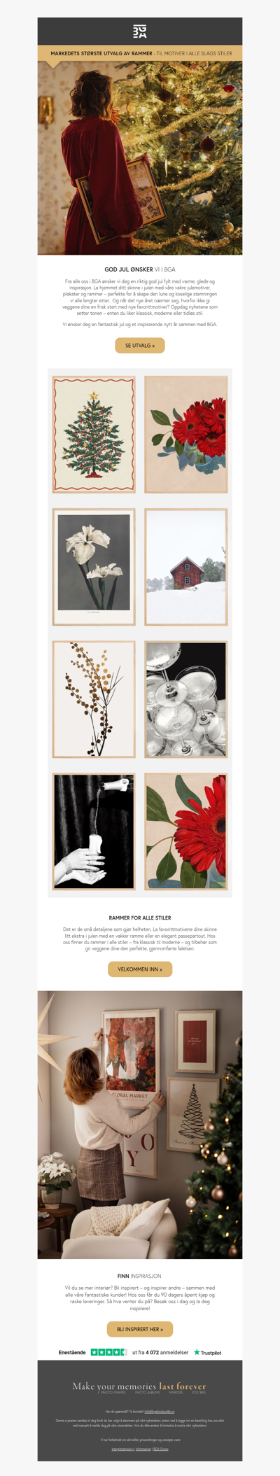 God jul ønsker vi i BGA! ✨