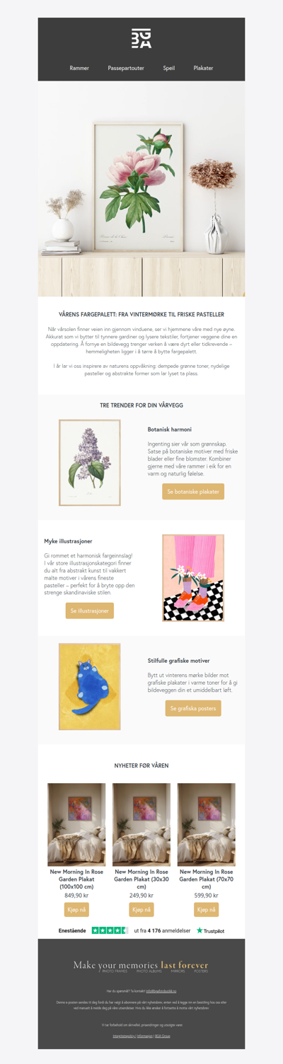 Gi veggene en vår-makeover