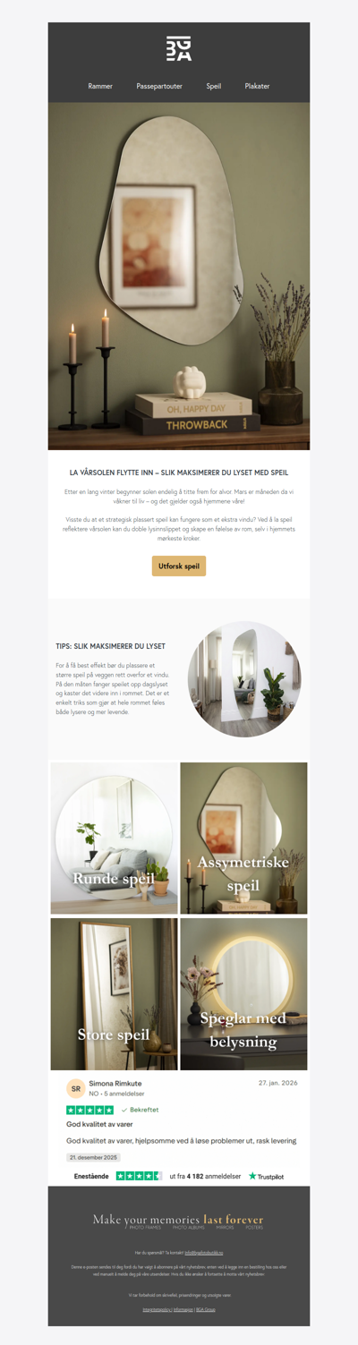 Speil våren – slik maksimerer du lyset hjemme ☀️