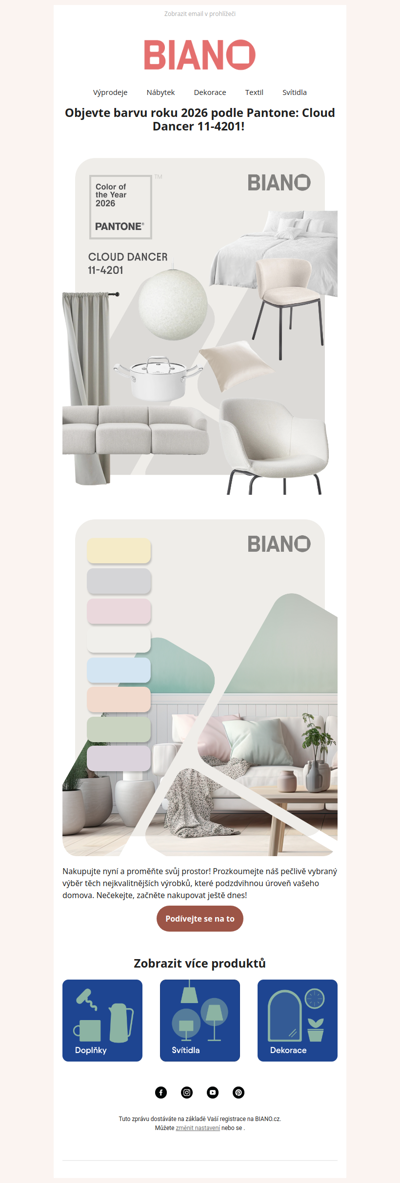 Objevte barvu roku 2026 podle Pantone 😍