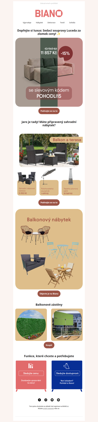 Vaše vysněná pohovka? Teď za neopakovatelnou cenu! 🏠