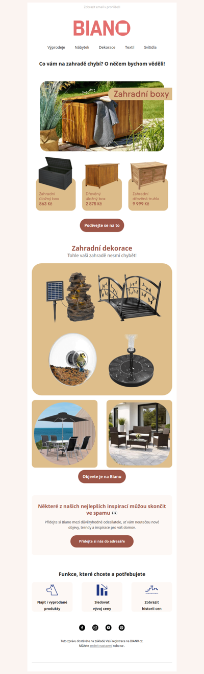 Pro KOUZELNÉ CHVÍLE na zahradě: Objevte stylové dekorace 🤩