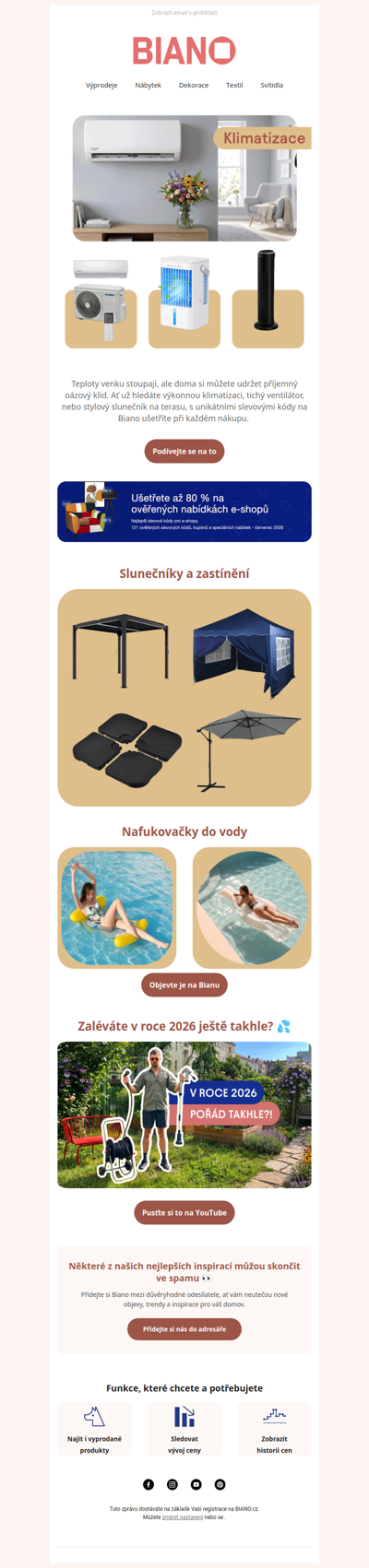 Doma jako v sauně? Zchlaďte se se slevovými kupóny! 🌡️💨
