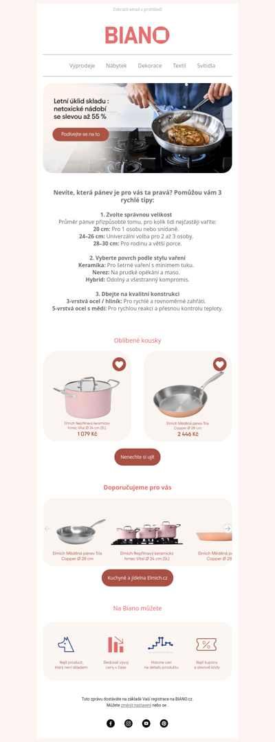 Ještě vaříte na starých pánvích? Objevte netoxické se slevou až 55 % 🍳