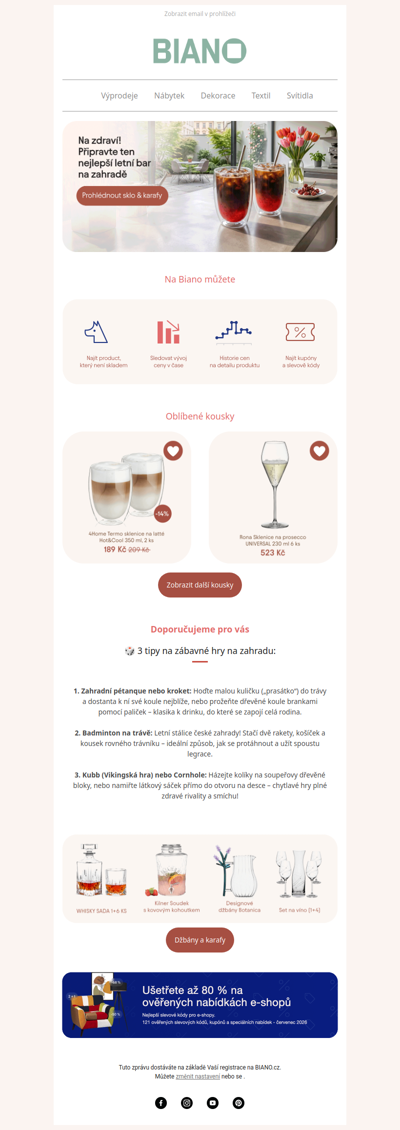 Léto ještě nekončí! Vylaďte si zahradu na finální párty 🥂✨
