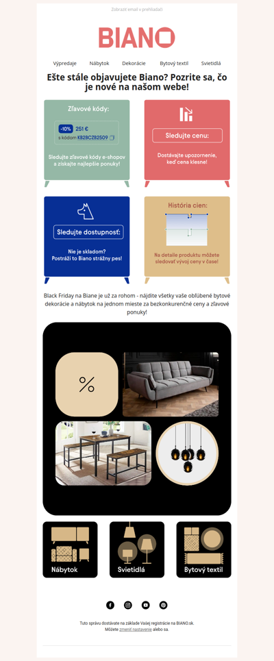 Horúce novinky: Funkcie, ktoré vám na Biane nesmú ujsť! 😉