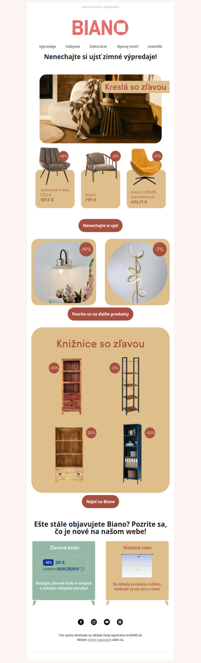 Strhujúce januárové zľavy - nakupujte teraz 🛒