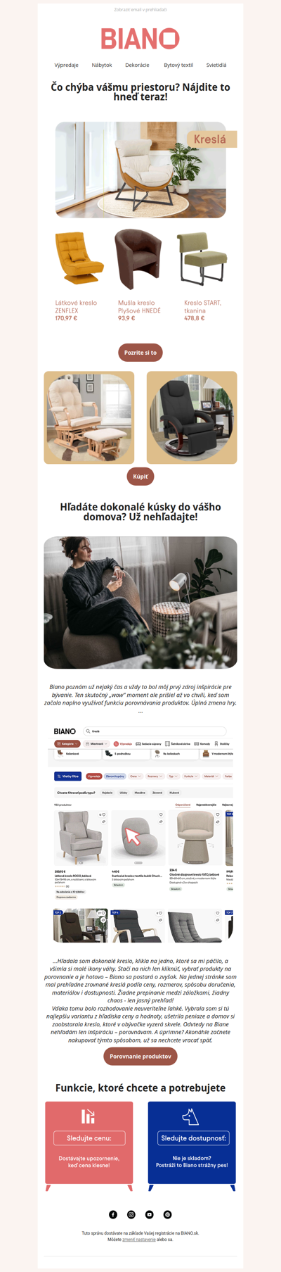 ZABUDNITE NA NUDU -  objavte jedinečné kúsky na Biane!