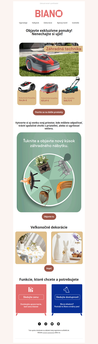 Všetko pre vašu záhradu na jednom mieste ☀️