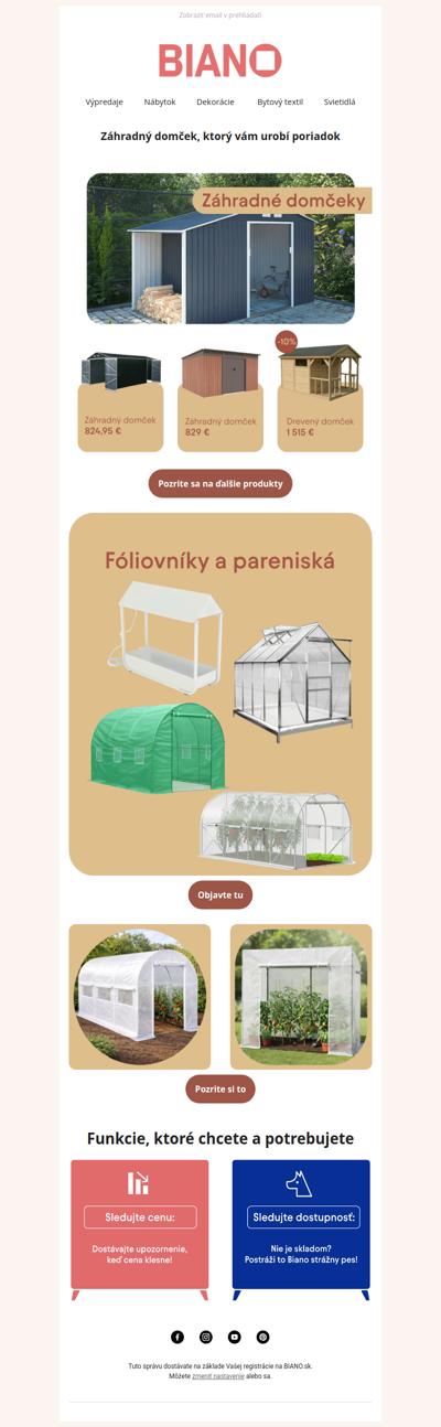 Kam uložiť všetko do záhrady? Máme riešenie