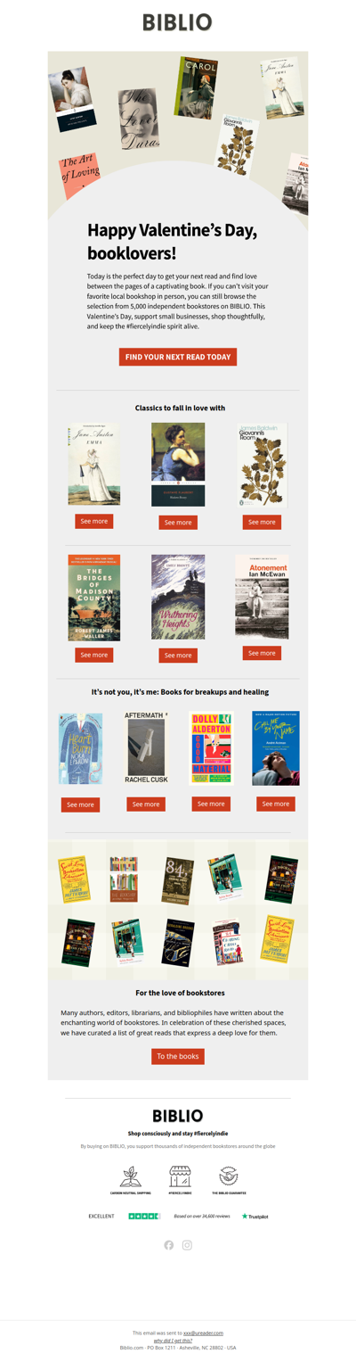 Love is waiting on the shelf