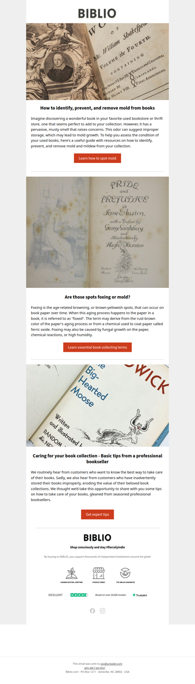 How to tell if your book has mold