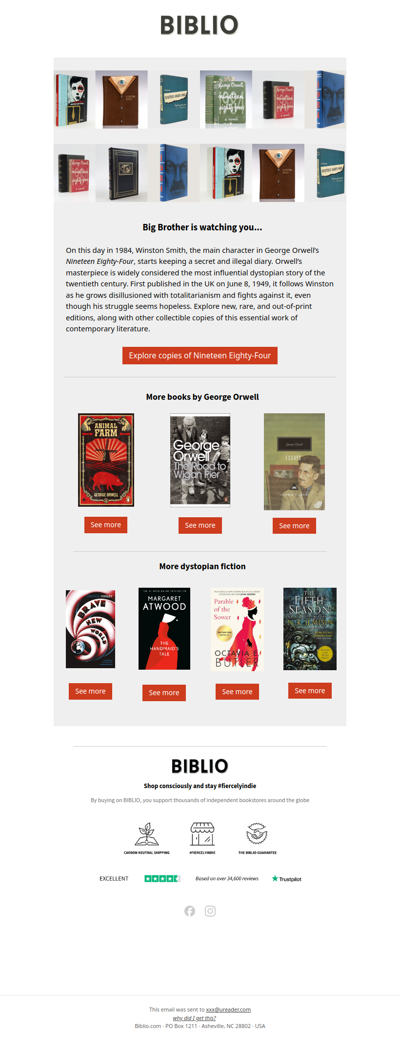 Big Brother is watching you...