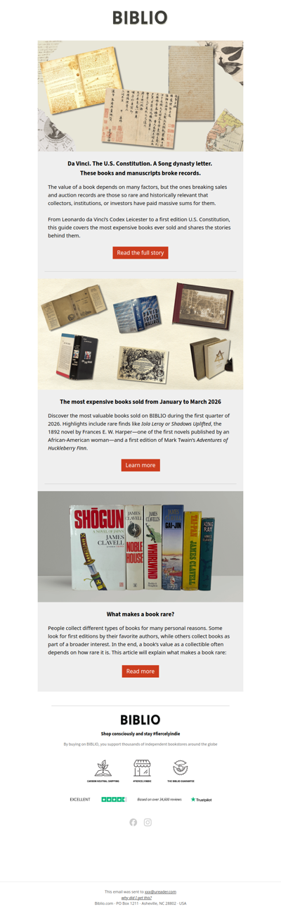 The five most expensive books ever sold