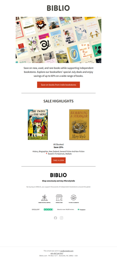 Up to 60% off books waiting to be loved